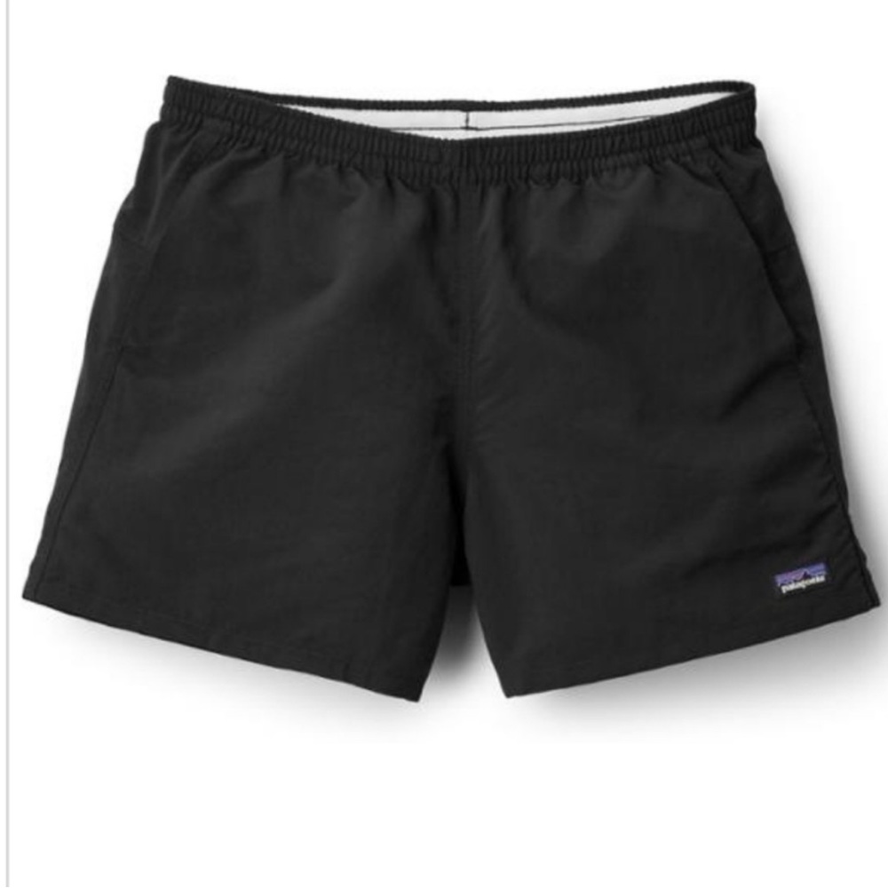 Patagonia Baggies Black Athletic Running Shorts Size XL STY57058 Summer Beach